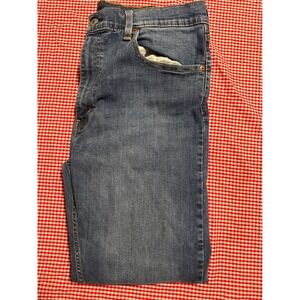 Levi Strauss Co 502 Mens Jeans Blue W38 L32 Straight Fit Classic Denim